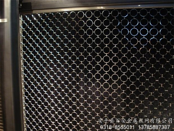 金属环网帘